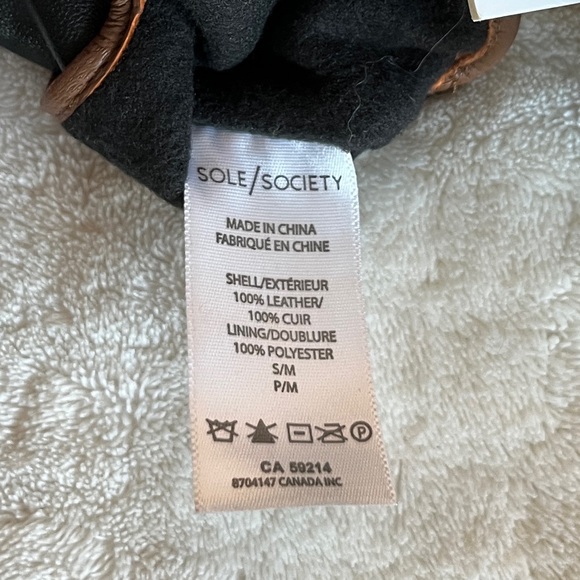 NWT Sole Society leather gloves size S - Picture 8 of 8